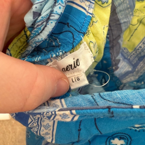 Aerie Vibrant Blue and Lime Jumpsuit - Picture 4 of 4